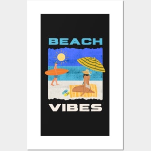 beach vibes Posters and Art